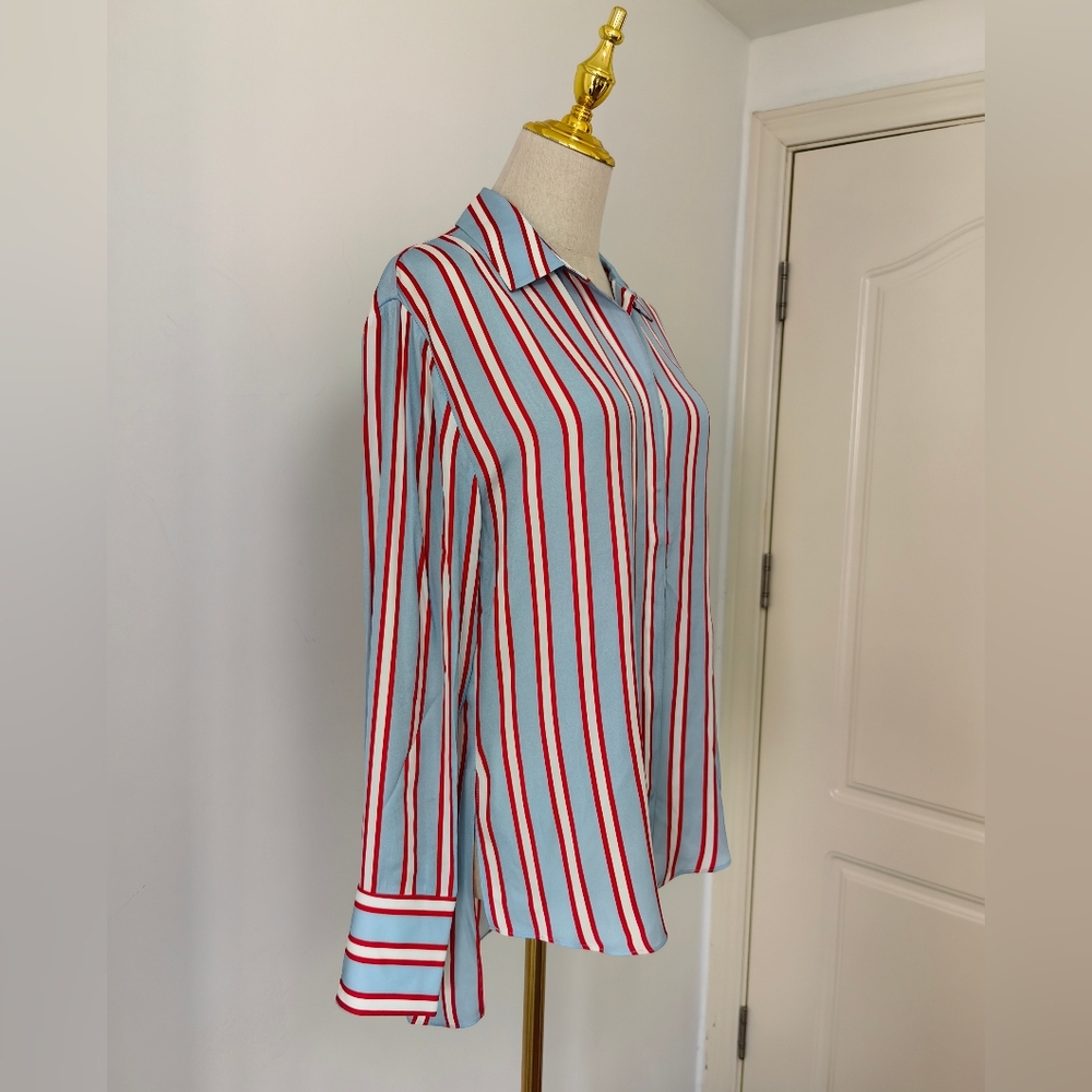 Alice+olivia DIMITRA OVERSIZED BUTTON DOWN - Picture 9 of 15